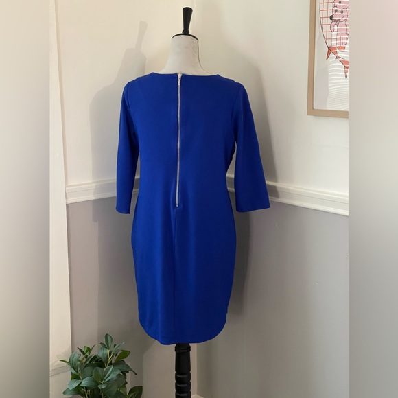 🔵5 For $15🔵 Chico’s Cobalt Blue So Slimming Dress - Picture 4 of 9